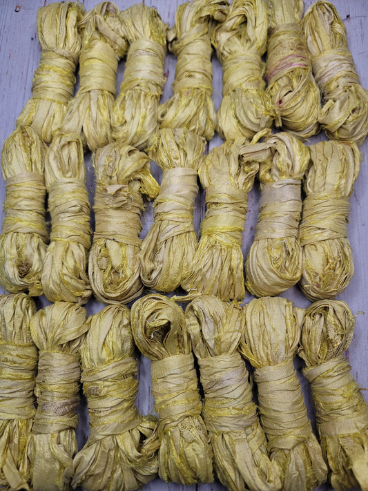 Silk Sari Ribbon 5 Yard Mini Skein Color #032