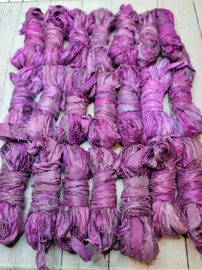 Silk Sari Ribbon 5 Yard Mini Skein Color #046