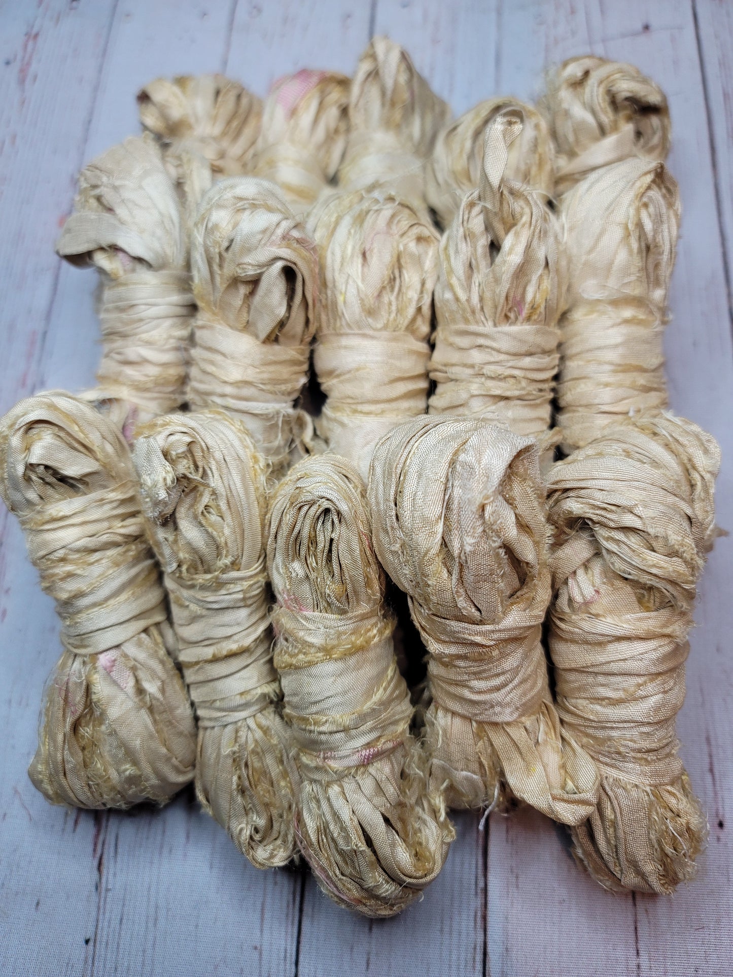 Silk Sari Ribbon 5 Yard Mini Skein Color #061
