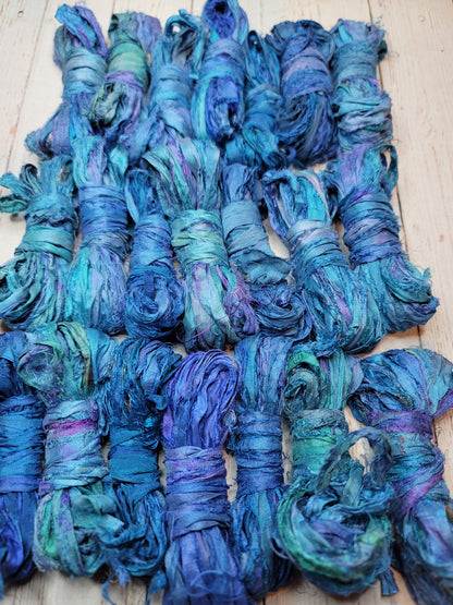 Silk Sari Ribbon 5 Yard Mini Skein Color #053